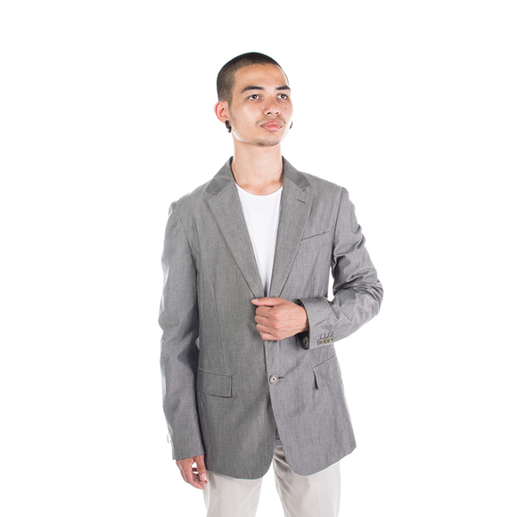MOSCHINO GRAY SUIT JACKETMENS SIZE L